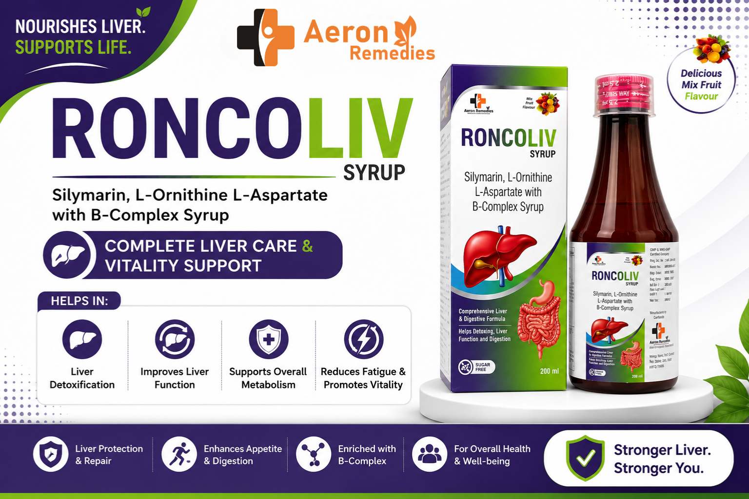 Roncoliv Syrup Visual Aid
