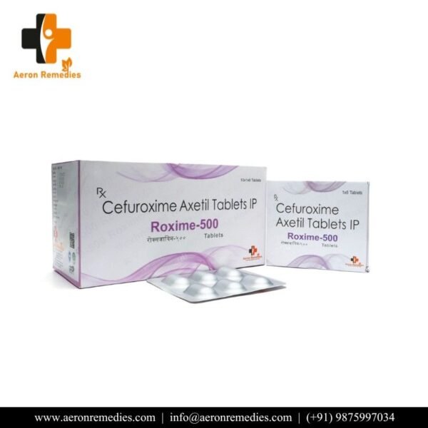 Roxime-500 | Cefuroxime 500mg | Aeron Remedies